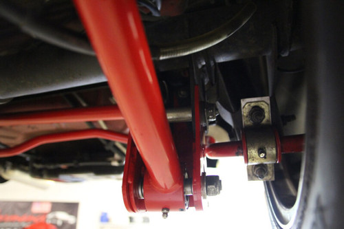 UMI Performance 05-14 Ford Mustang Rear Control Arm Relocation Brackets- Bolt In (1060-R)