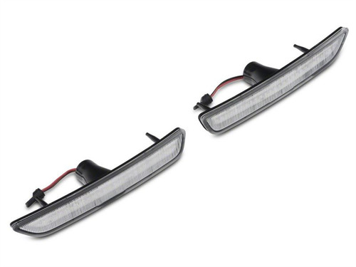 Raxiom 10-14 Ford Mustang Axial Series LED Side and Quarter Marker Lights- Clear