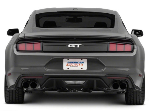 Raxiom 15-23 Ford Mustang Profile LED Tail Lights Gloss Black Housing- Red Lens
