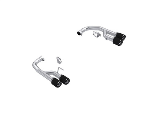 MBRP 24-25 Ford Mustang GT 5.0L T304 SS 2.5in Axle-Back Dual Rear w/ Quad Carbon Fiber Tips