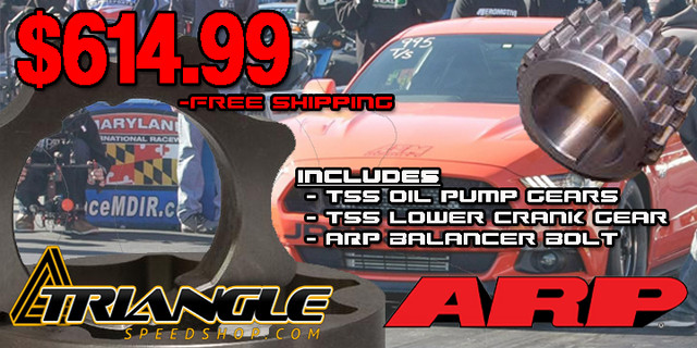 JPC- 2015-2022 GT/GT350 TSS Billet Oil Pump & Crank Gear Bundle w/ARP Bolt (Backordered)