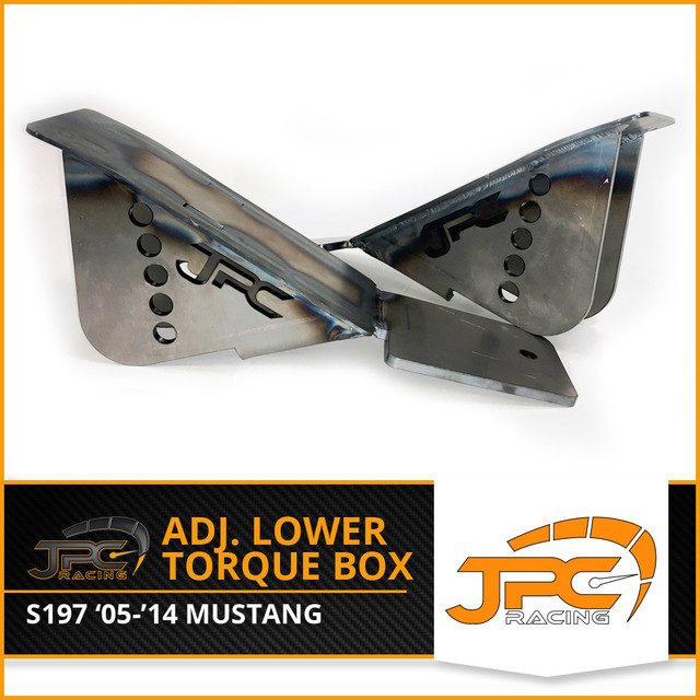 JPC- 05-14 Mustang S197 Adjustable Lower Torque Box Kit