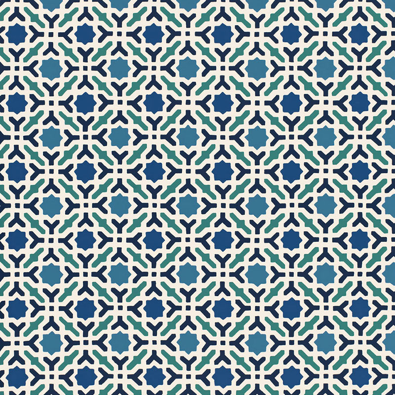 schumacher serallo mosaic wallpaper aegean 5005970