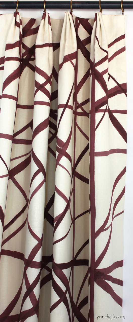 Kelly Wearstler For Lee Jofa Groundworks Channels Custom Drapes