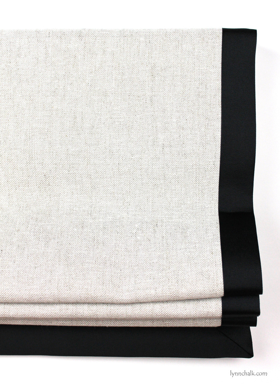 Robert Allen Linen Canvas Roman Shades With Samuel Sons