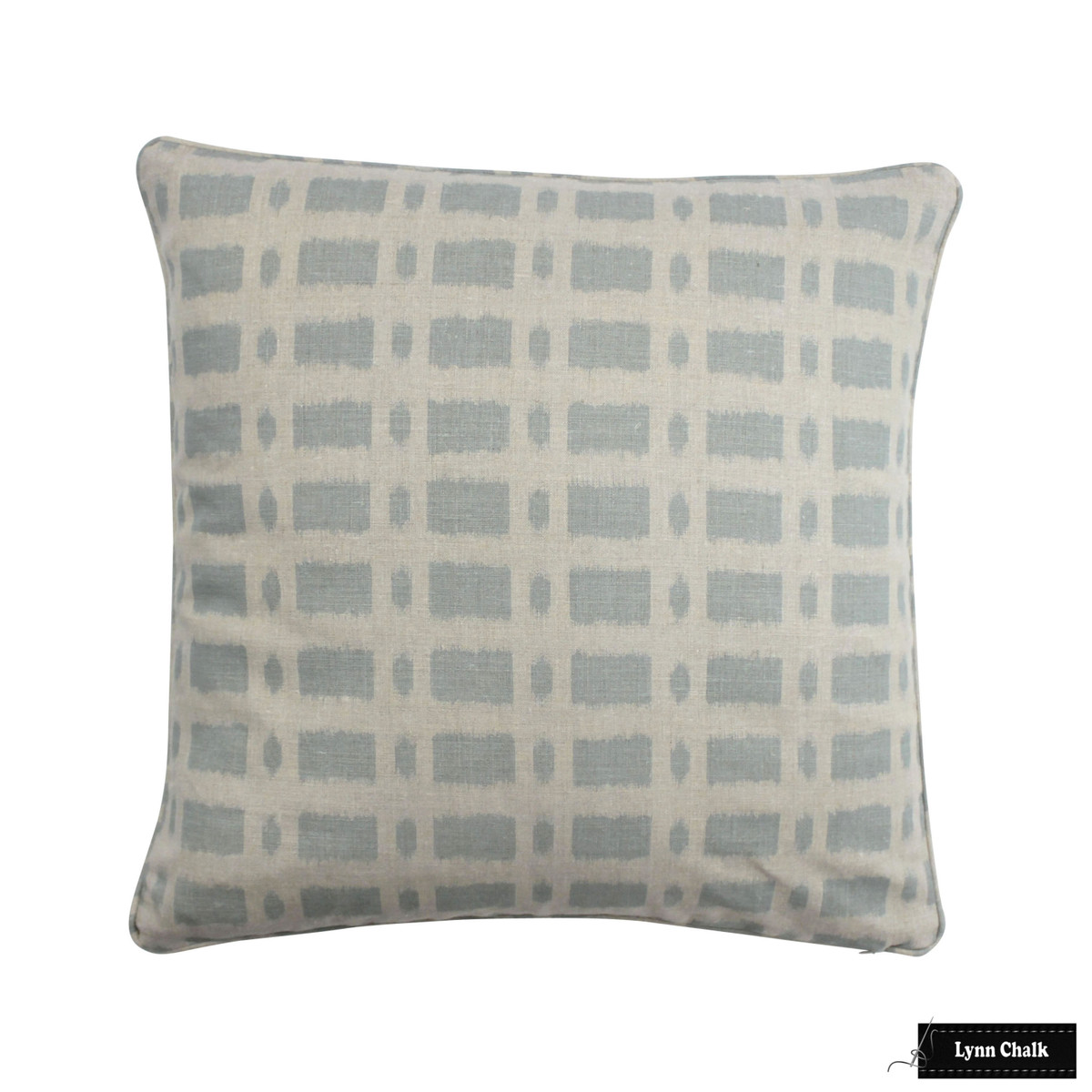 Schumacher Townline Road Pillows with Welting