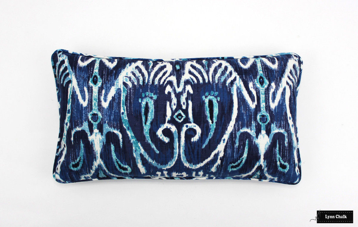 On Sale Duralee Cerva Ii 72066 Ikat Pillow With Self Welting