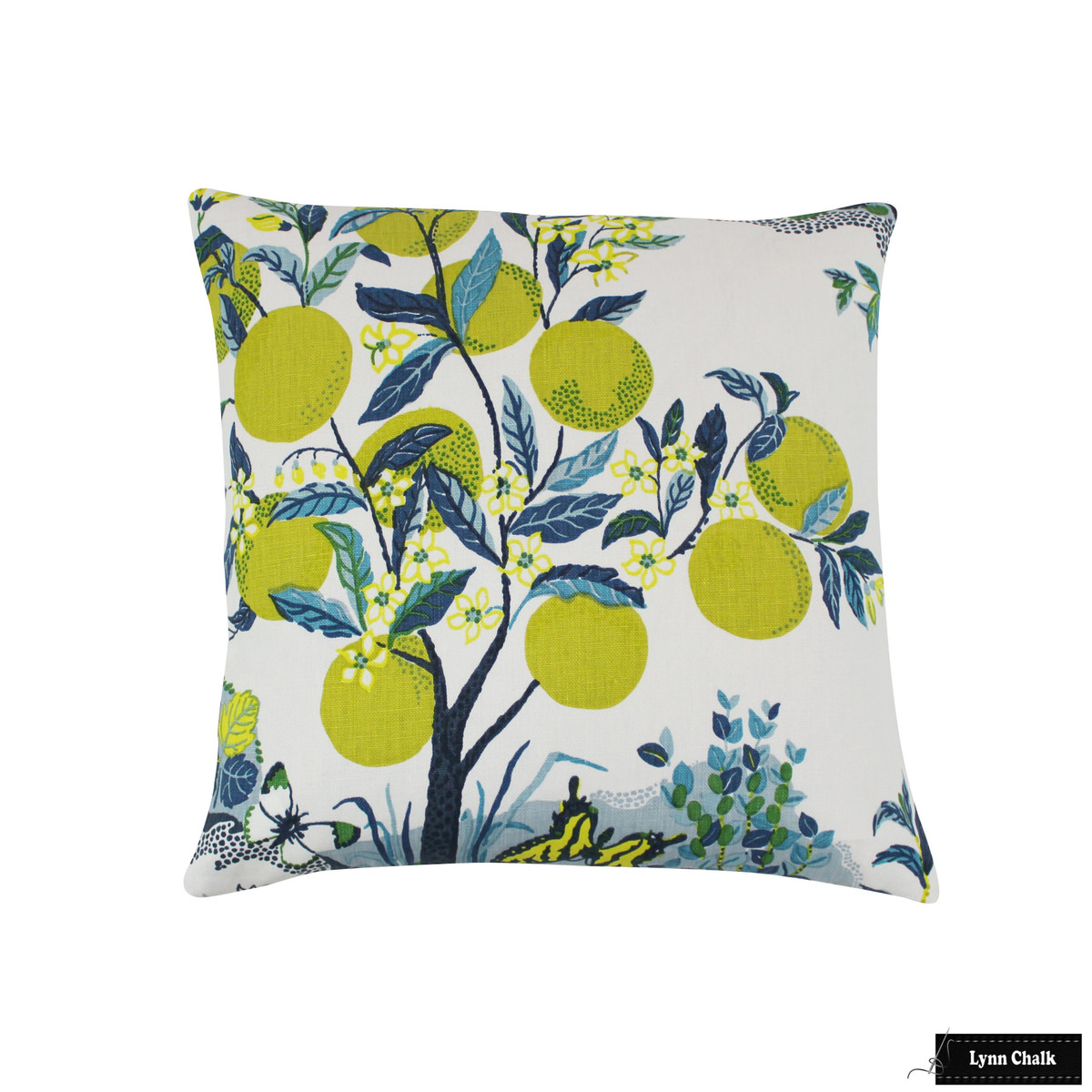 Schumacher Citrus Garden Custom Roman Shades