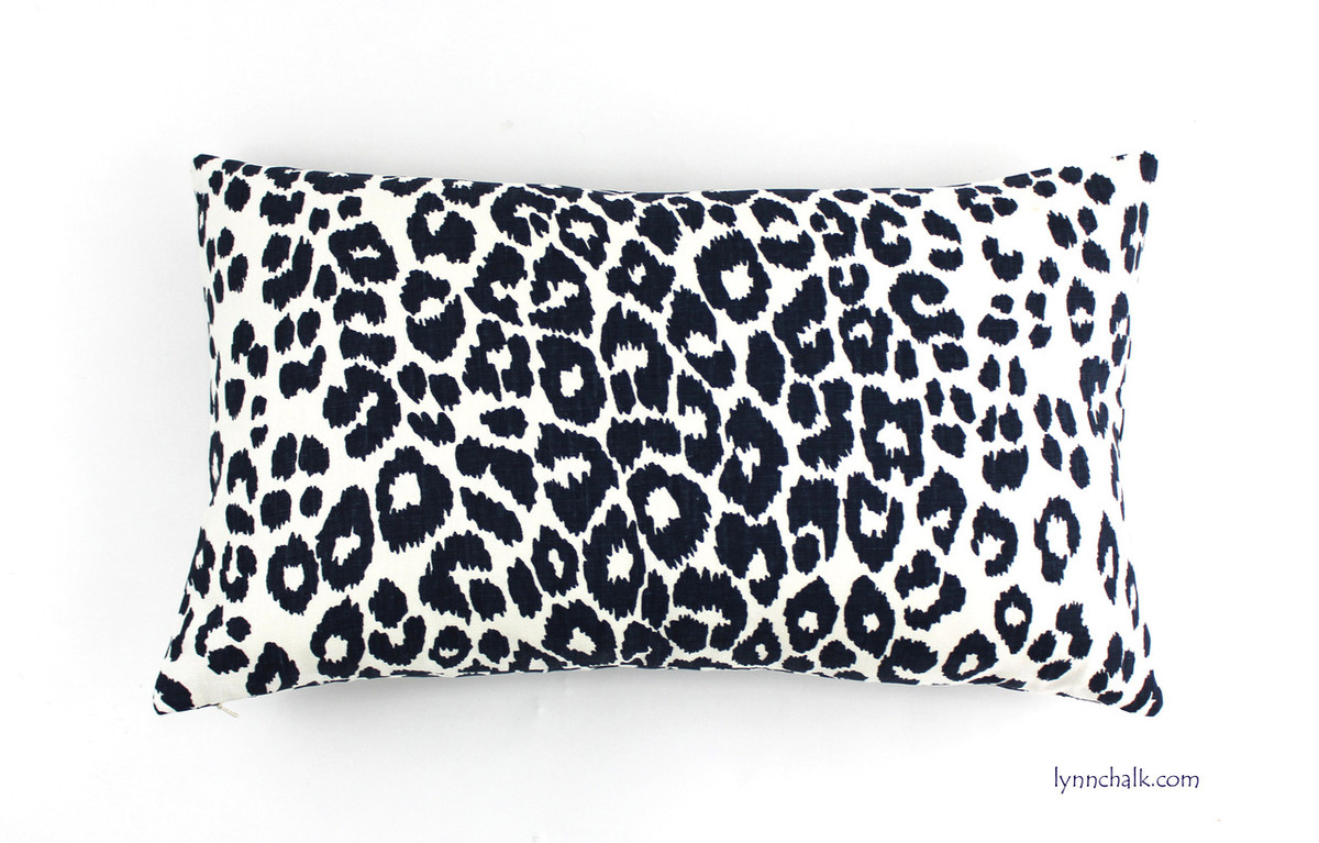 Iconic Leopard Sky Pillow Cover / Schumacher Sky Leopard Cushion Cover /  Indoor or Outdoor Pillow Cover