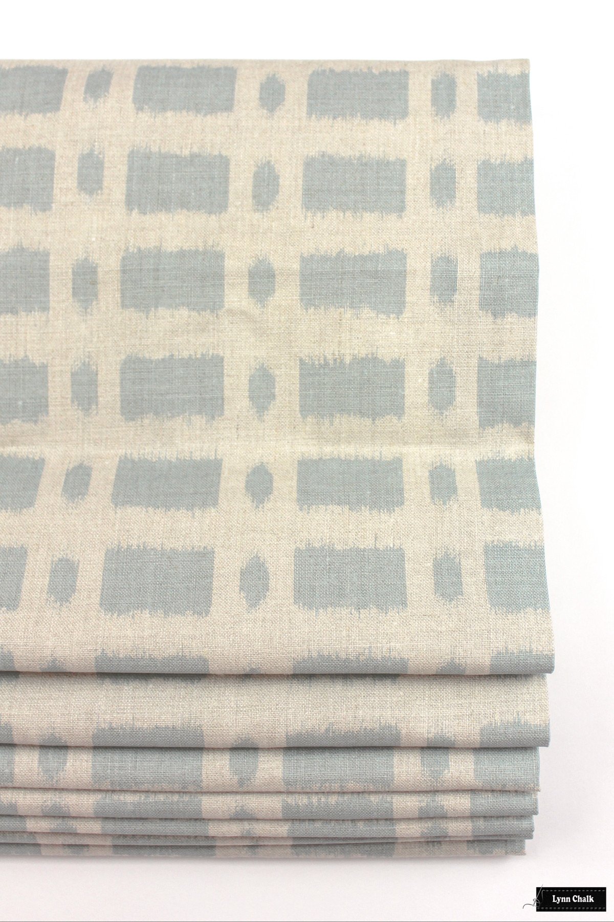 Schumacher Veere Grenney Townline Road Roman Shade (shown in Blue comes in several colors)
