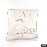 Schumacher Mary McDonald Chinois Palais Tangerine Fabric Panel (Priced and Sold by the 3.65 Yard Full Panel)