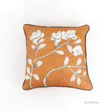 Schumacher Mary McDonald Chinois Palais Tangerine (Priced and Sold by the 3.65 Yard Full Panel)