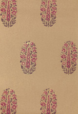 Schumacher Askandra Flower Aubergine Wallpaper 5005313 (Priced and Sold as 9 Yard Double Roll)