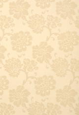 Schumacher Albero Floreale Damask Bisque Wallpaper 5003623 (Priced and Sold as 9 Yard Double Roll)