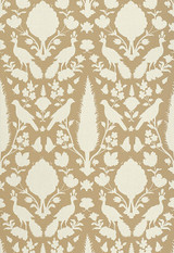 Schumacher Chenonceau Wallpaper Fawn 5004121 (Priced and Sold as 9 Yard Double Roll)