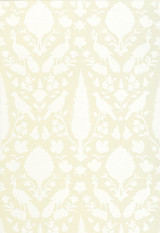 Schumacher Chenonceau Wallpaper Bisque 5004124 (Priced and Sold as 9 Yard Double Roll)