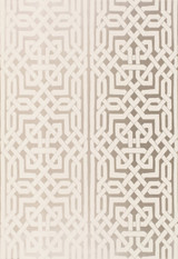 Schumacher Malaga Wallpaper Silver 5005932 (Priced and Sold as 9 Yard Double Roll) 