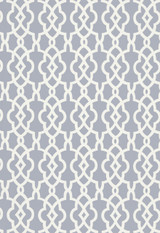 Schumacher Summer Palace Fret Wallpaper Wisteria  5005142 (Priced and Sold as 9 Yard Double Roll)