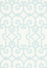 Schumacher Manor Gate Wallpaper Mineral 5005051 (Priced and Sold as 9 Yard Double Roll) 