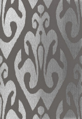 Schumacher Tokat Wallpaper Graphite (Priced and Sold as 11 Yard Double Roll)