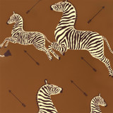 Scalamandre Zebras Wallpaper Safari Brown - 2 Roll Minimum Order