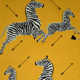 Scalamandre Zebras Wallpaper Yellow - 2 Roll Minimum Order