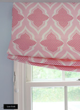 Christopher Farr Venecia Relaxed Roman Shade (Shown in Hot Pink- comes in other colors))