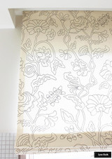 Quadrille Alan Campbell Potalla Outline Brown on Tint - Contact me to confirm stock is available before ordering  