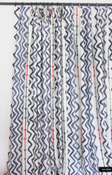 Christopher Farr Rick Rack Custom Drapes (shown in Indigo-comes in 5 colors)