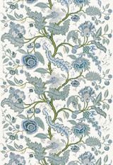 Martyn Lawrence Bullard Wallpaper Sinhala Sidewall in Sky (Priced and Sold as 8 Yard Roll)