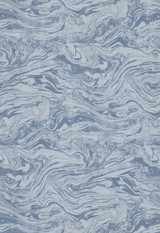 Martyn Lawrence Bullard Wallpaper Romeo in Lapis for Schumacher (Priced and Sold as 8 Yard Roll)