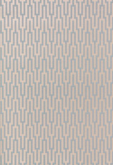 Schumacher Metropolitan Fret Wallpaper Moonstone 5005891 (Priced and Sold as 11 Yard Double Roll)