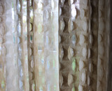 Dining Room Custom Sheer Drapes in Weitzner Isis in Creme