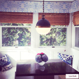 Quadrille China Seas Island Ikat Brown on White - Contact me to confirm stock is available before ordering  