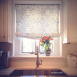 Quadrille China Seas Island Ikat Brown on White - Contact me to confirm stock is available before ordering  