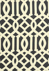 Kelly Wearstler Fabric Imperial Trellis Midnight