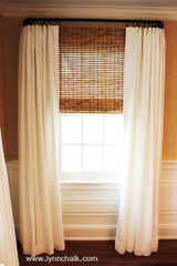 Fan Pleated Drapes in Kravet Dublin Linen (Comes in Over 50 Beautiful Colors)