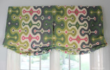 Custom Casual Shade by Lynn Chalk in Martyn Lawrence Bullard Darya Ikat Jewel