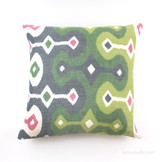 Schumacher Martyn Lawrence Bullard Darya Ikat Pillows (shown in Jewel-comes in other colors)