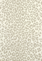 Iconic Leopard Wallcovering in Linen