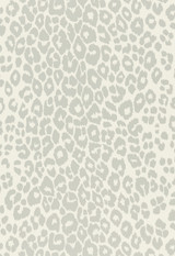 Iconic Leopard Wallcovering in Cloud