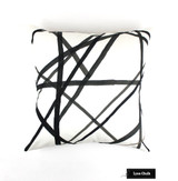 Kelly Wearstler for Lee Jofa/Groundworks Channels Custom Pillow in Ebony/Ivory (comes in 4 colors)