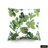 Peter Dunham Fig Leaf Pillow (Original on White)