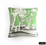 Schumacher Mary McDonald Chinois Palais Custom Pillows (shown in Lettuce-comes in other Colors) 2 Pillow Minimum Order