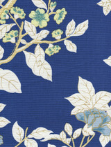 Happy Garden New Navy on White 306068F