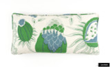 Christopher Farr Carnival Knife Edge Pillow (shown in Green-comes in several colors) 2 Pillow Minimum Order