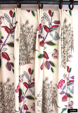 Custom Drapes by Lynn Chalk in Quadrille Jardin Des Plantes Multi