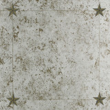 Miles Redd for Schumacher Glass Paneling Wallpaper in Silver 5007760 (Priced and Sold as 11 Yard Double Roll)