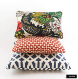Celerie Kemble Betwixt Pillows for Schumacher in Indigo-(Comes in 16 Colors-contact me to order another color) 2 Pillow Minimum Order