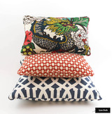 Celerie Kemble Betwixt Pillows for Schumacher (shown in Indigo-Comes in 16 Colors)